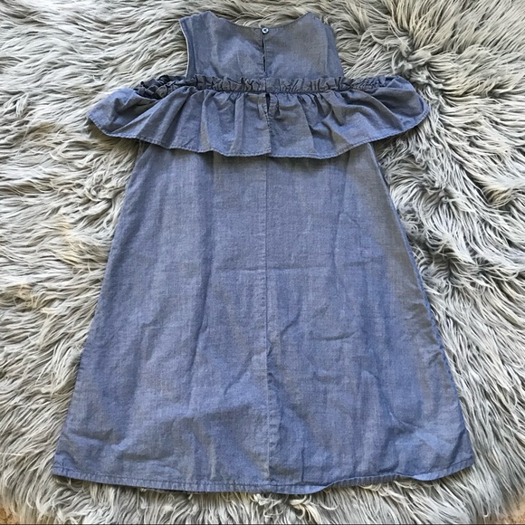 Cat & Jack Kids Denim Shoulder Dress - Picture 4 of 6